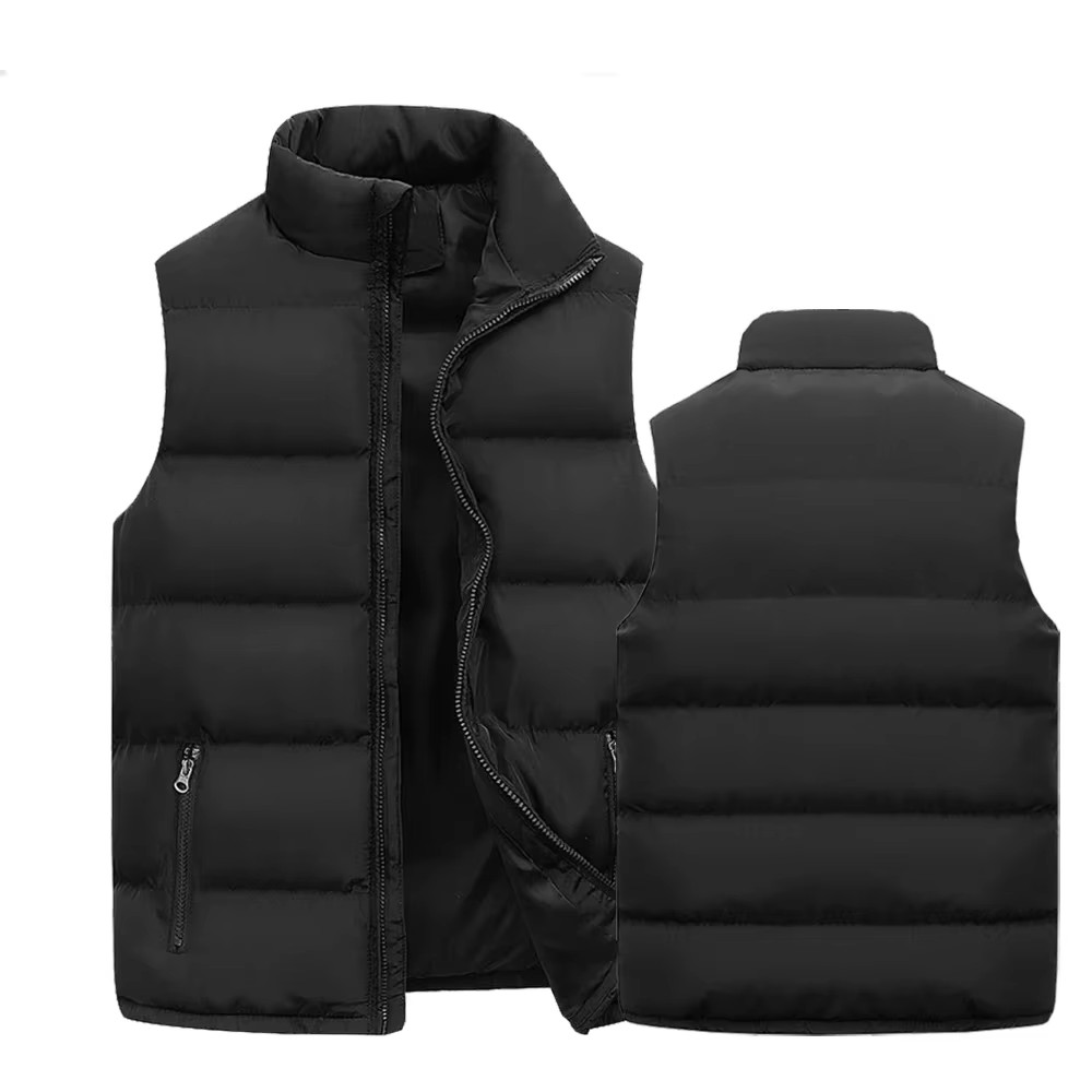 Streetwear Brand Jacket - Gilet da Uomo Caldo Senza Maniche,