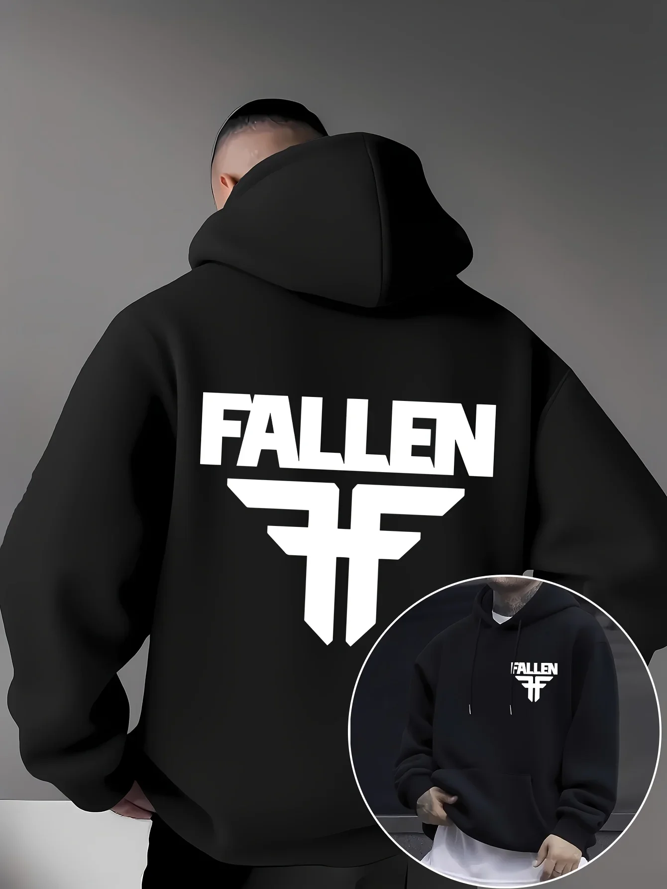 Streetwear Brand Logos - Felpa con cappuccio e logo del