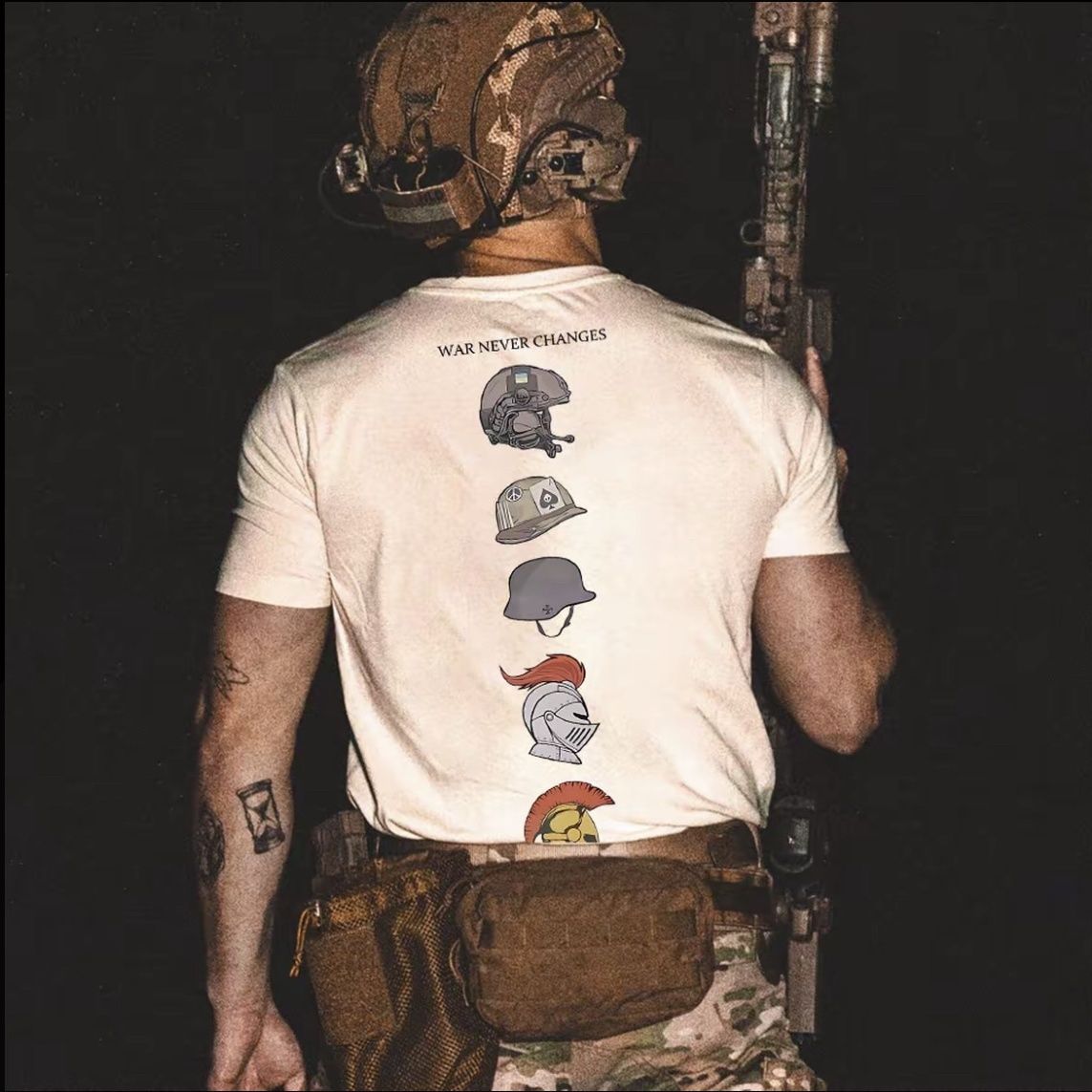 Streetwear Brand Top - Casco Evolution History T-shirt a maniche