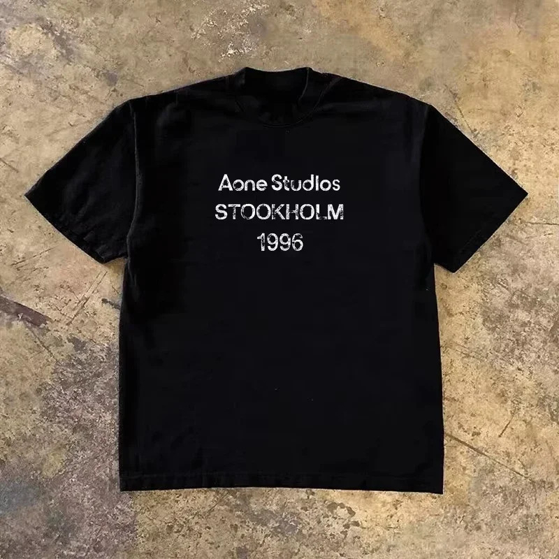 Streetwear Brand Logos - T-shirt classica con logo STOCKHOLM 1996,
