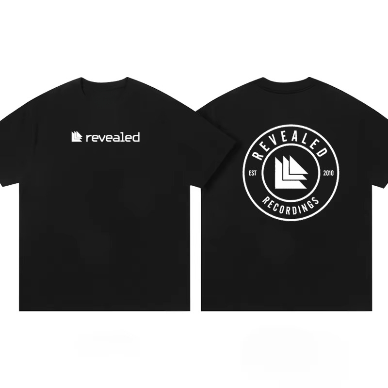 Streetwear Brand Logos - T-shirt in cotone con logo minimalista