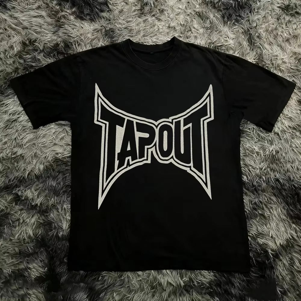 Streetwear Brand Logos - T-Shirt Vintage con Logo Classico Fight