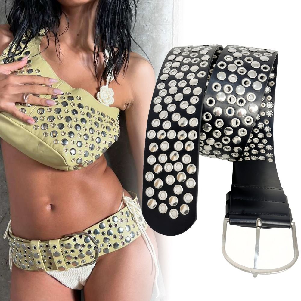 Cintura Punk con Occhielli e R - Streetwear Brand Belts recensione e prezzo