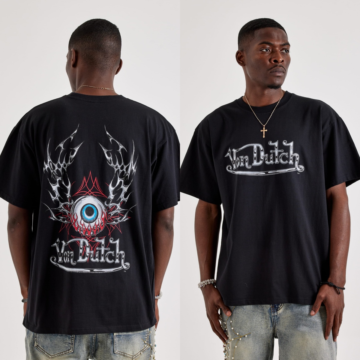 T-shirt in cotone con logo cla - Streetwear Brand Logos recensione e prezzo