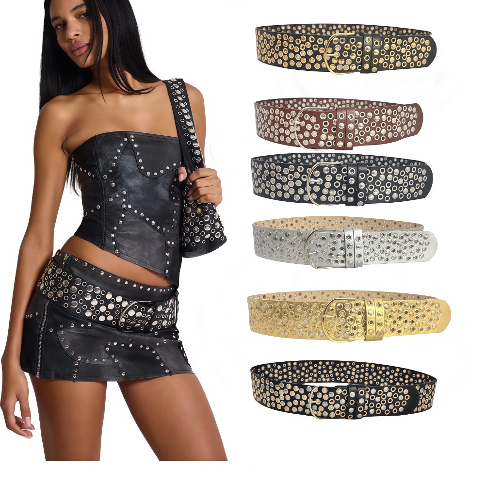 Cintura Punk con Occhielli e R - Streetwear Brand Belts recensione e prezzo