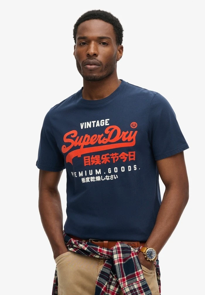 T-shirt grafica vintage con lo - Streetwear Brand Logos recensione e prezzo